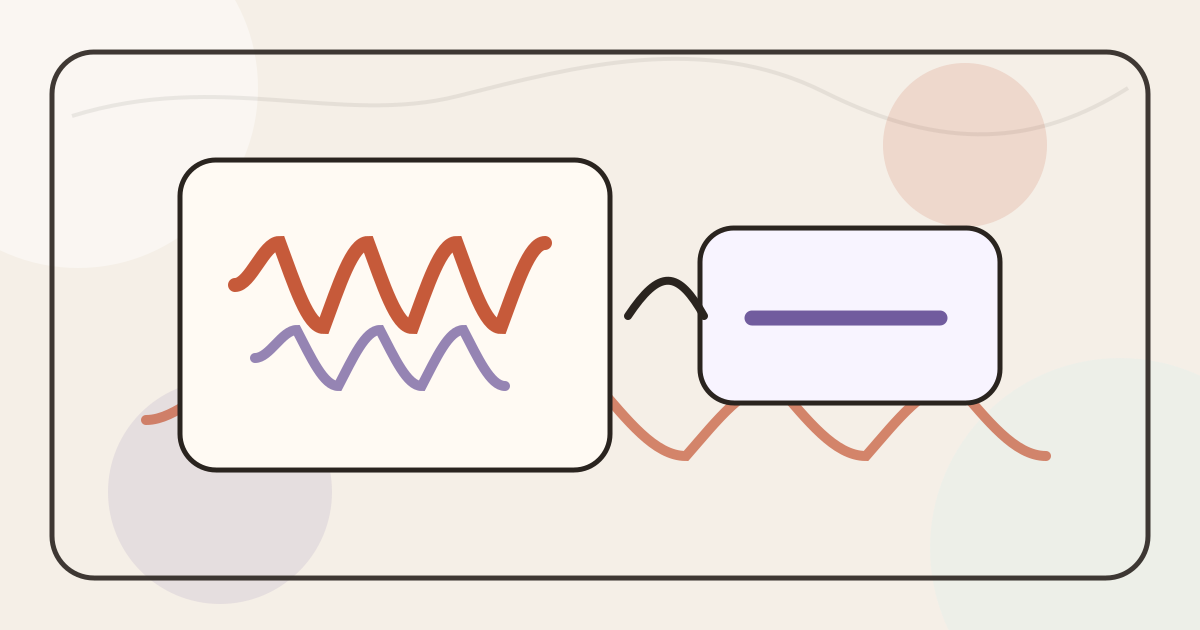 Lound editorial illustration of a rough private voice draft transforming into a smaller calmer message bubble.